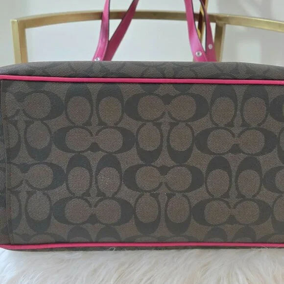 Coach Meadow Shoulder Bag Brown/bright violet - Picture 6 of 8